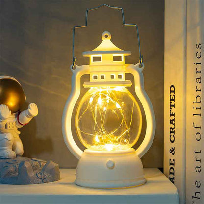 Battery operated candles - LED candles - candles - Hangable - Retro decorations - Christmas candles - LED candles with moving flame - Rituals products - candle holder - rechargeable candles - moving battery candles - Antique gold - Image 4