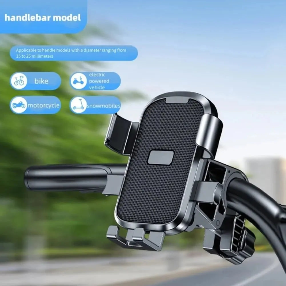 Universal Bicycle Phone Holder with 360 Degree Rotation and Secure Handlebar Mount for Bikes, Scooters and Motorcycles, Yellow - Image 3