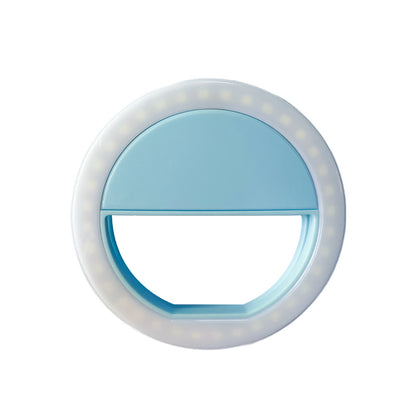 LED Ring Light 85mm - Universal & Adjustable - Selfie Ring Light for Phone - Selfie Ring Light for Streaming - Makeup Lamp Round Light - Portable Ring Light - Cheap Studio Lamp