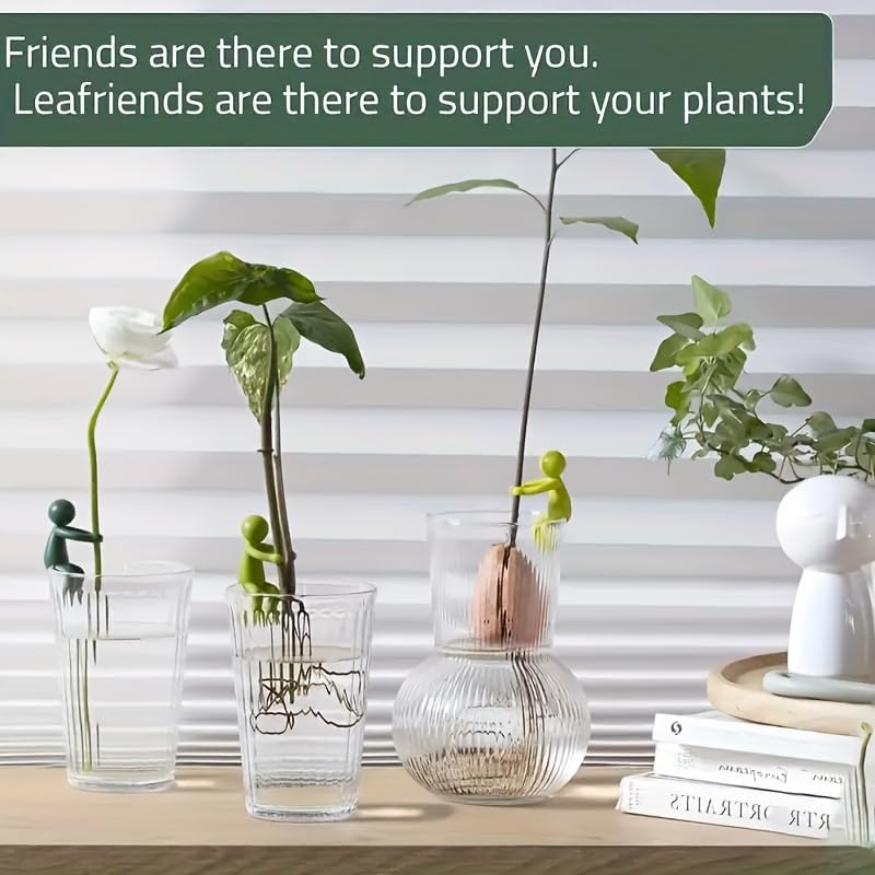 Plant Clamps - Flower Support - Plant Support - Vase Decoration - Stem Holder - Plant Clips - Climbing Aid Plants - Flower Holder - Funny Figurines - Houseplant Accessories - Flower Arranging - Cut Flowers - Green - Set of Plant Ties - 3 pieces - Image 6