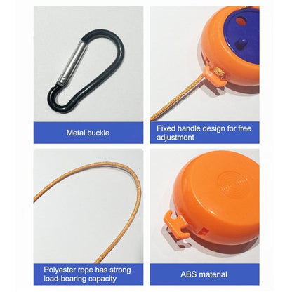 Travel Clothesline - Roll-Up Clothesline - Camping Clothesline - Clothesline - Extendable Clothesline - Clothing Line - Holiday Accessories - Camping Drying Rack - Portable Clothesline - Compact Design - With Carabiner - Non-slip - Indoor and Outdoor - Ca - Image 5