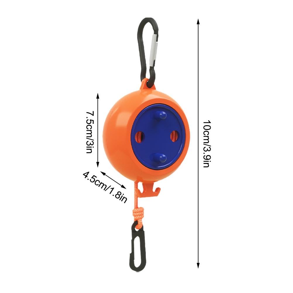 Travel Clothesline - Roll-Up Clothesline - Camping Clothesline - Clothesline - Extendable Clothesline - Clothing Line - Holiday Accessories - Camping Drying Rack - Portable Clothesline - Compact Design - With Carabiner - Non-slip - Indoor and Outdoor - Ca - Image 6