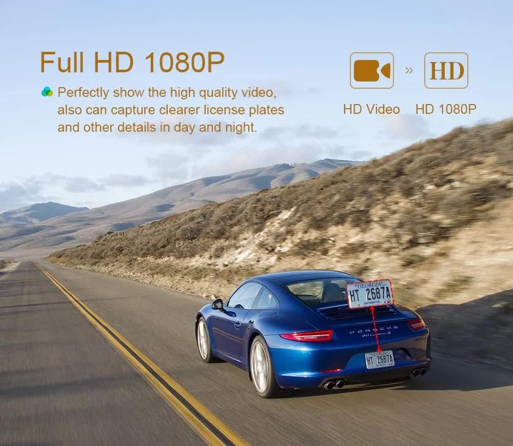 Car Dashcam - 120-degree viewing angle - Night vision - Full HD video - Super compact - Parking mode - Loop recording - Collision detection - Rear view camera - 3.0-inch TNT screen - Car Dashcam - Image 5