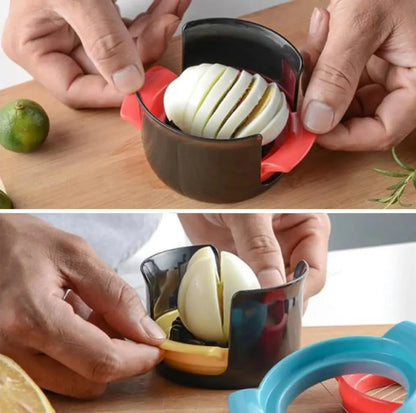 3-in-1 Stainless Steel Egg Slicer, Multi-Function Cutter for Hard-Boiled Eggs, Mushrooms, Strawberries and Soft Fruits - Image 6