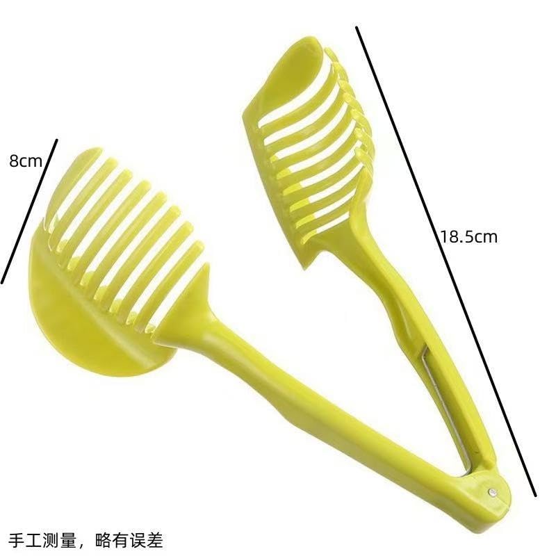 Onion Cutter - Tomato Cutter - Vegetable Cutter - Onion Comb - Cutting Aid - Potato Cutter - Kitchen Accessories - Lemon Cutter - Vegetable Holder - Fruit Cutter - Handy Kitchen Tools - Cutting Tools - Green - 1 Piece - Image 8