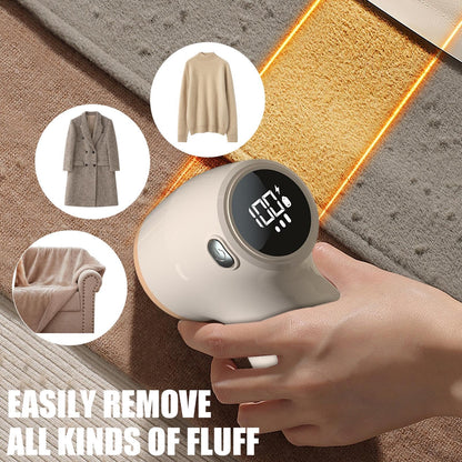 Lint Remover - Lint Trimmer - Lint Remover - Electric Lint Remover - Clothes Roller - Lint Brush - Rechargeable - LED Display - Cordless - Clothes Shaving - Lint Removal - Wool Comb - Beige - 1 Piece - Image 6
