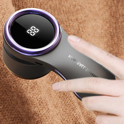 Lint Remover - Lint Trimmer - Lint Remover - Electric Lint Remover - Clothes Roller - Lint Brush - Rechargeable - LED Display - Cordless - Clothes Shaving - Lint Removal - Wool Comb - Large Head - Black - 1 Piece - Image 3