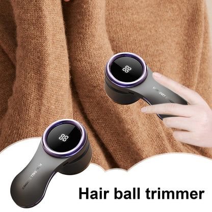 Lint Remover - Lint Trimmer - Lint Remover - Electric Lint Remover - Clothes Roller - Lint Brush - Rechargeable - LED Display - Cordless - Clothes Shaving - Lint Removal - Wool Comb - Large Head - Black - 1 Piece - Image 7