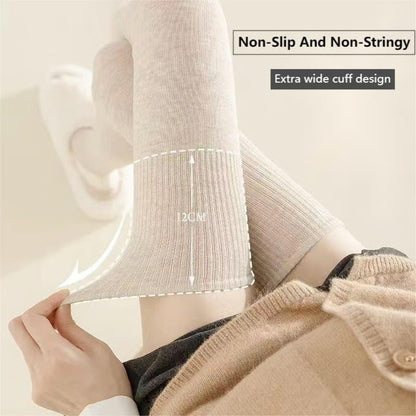 Overknee Socks Women - Knee Socks - Long Socks - Thigh High Socks - Leg Warmers - Winter Socks - Stockings - High Socks - Cotton Socks - Warm Socks - Long Knee Socks - Legwear - Women's Socks - House Socks - Multicolor - 5 Pairs - Image 4