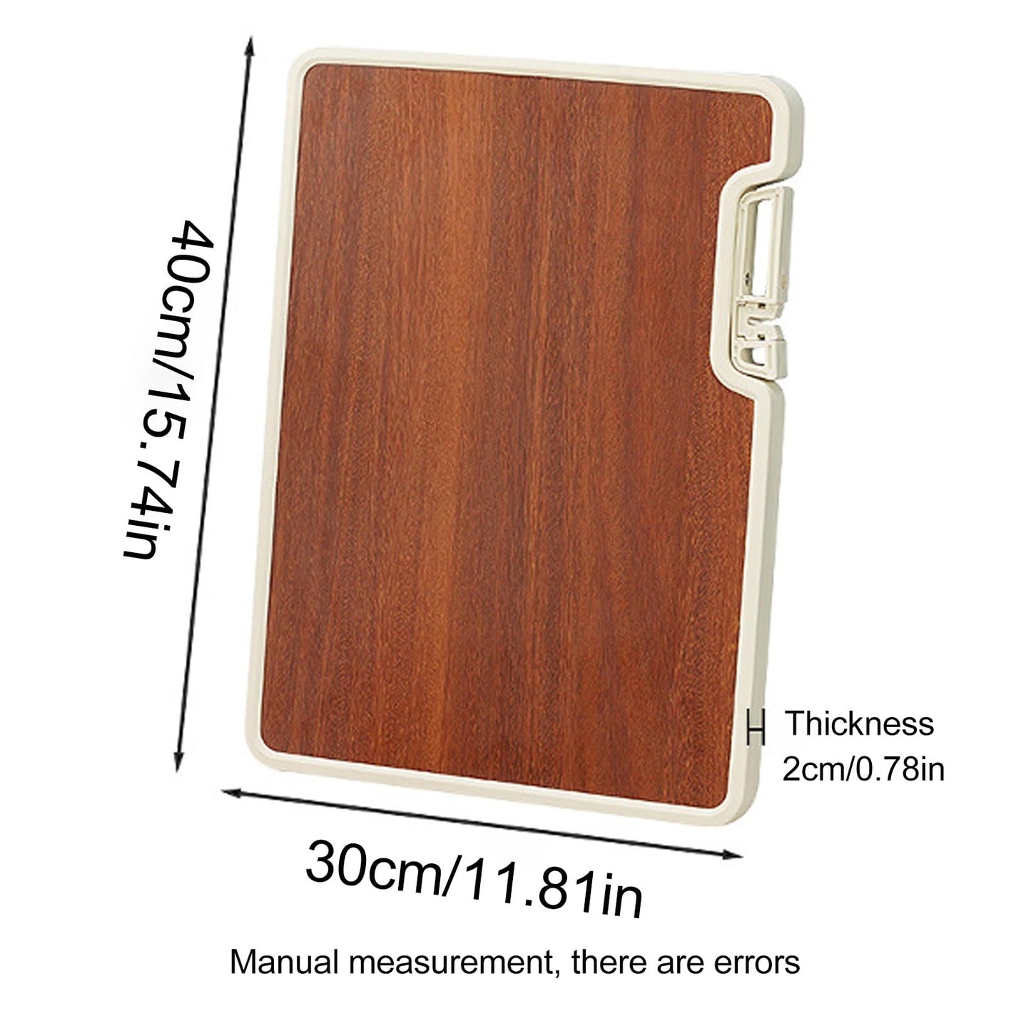 Double-sided cutting board - Serving board - Drinks board - Wooden cutting board - Kitchen board - Cheese board - Bread board - Meat board - Tapas board - Wooden cutting board - Chopping block - Kitchen accessories - Hygienic - Dishwasher safe - Brown - 1 - Image 2
