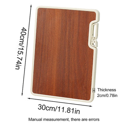 Double-sided cutting board - Serving board - Drinks board - Wooden cutting board - Kitchen board - Cheese board - Bread board - Meat board - Tapas board - Wooden cutting board - Chopping block - Kitchen accessories - Hygienic - Dishwasher safe - Brown - 1 - Image 2