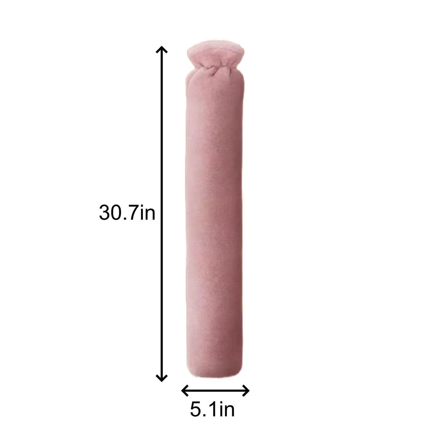 Long Hot Water Bottle - Hot Water Bottle - Hot Water Bottle with Cover - Neck Hot Bottle - Shoulder Hot Bottle - XXL Hot Bottle - Soft Hot Bottle - Bed Hot Bottle - Body Hot Bottle - Heating Bottle - Faux Fur - Imitation Fur - Winter Accessories - Gift fo - Image 3