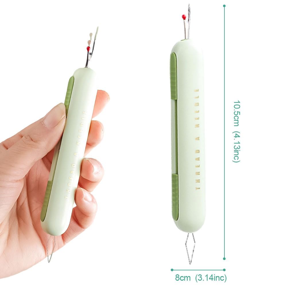 Seam ripper - Needle threader - Sewing supplies - Seam opener - Needle threader - Sewing supplies - Seam ripper - Needle threader - Clothing repair - Sewing tools - Sewing accessories - Embroidery - Sewing box filling - Needle and thread - Multicolor - 3  - Image 2