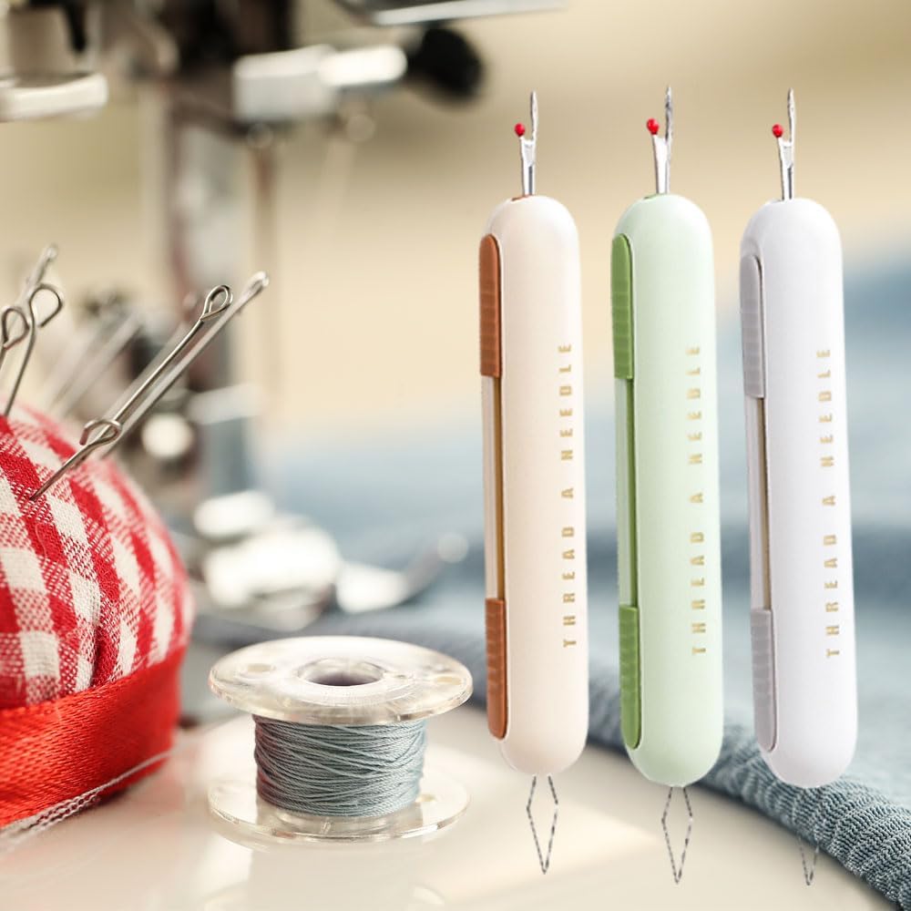 Seam ripper - Needle threader - Sewing supplies - Seam opener - Needle threader - Sewing supplies - Seam ripper - Needle threader - Clothing repair - Sewing tools - Sewing accessories - Embroidery - Sewing box filling - Needle and thread - Multicolor - 3  - Image 8