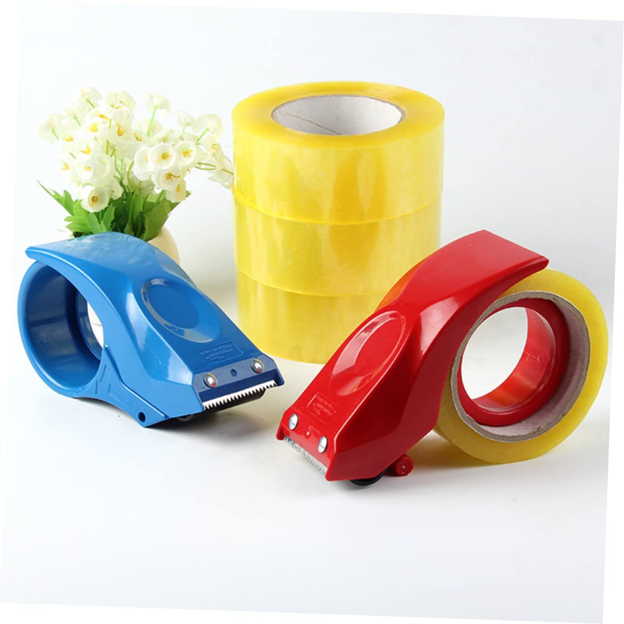 Tape Dispenser - Tape Dispenser - Tape Roller - Tape Roller - Office Supplies - Desk Accessories - Packaging Material - Packaging Tape Holder - Hand Dispenser - Tape Dispenser - Moving - Packing - Office Supplies - Multicolor - 3 Pieces - Image 2