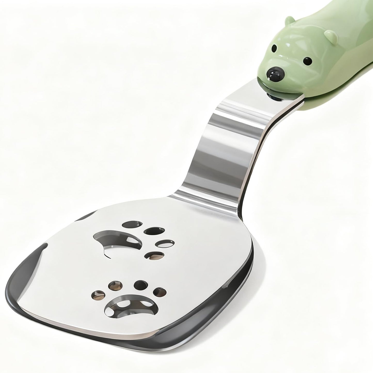 Kitchen Tongs - Spatula - BBQ Tongs - Meat Tongs - Kitchen Utensils - Kitchen Accessories - Grill Tongs - Spatula - Funny Gadgets - Cooking Utensils - Serving Tongs - Kitchen Tools - Original Gift - Green - 1 Piece - Image 7