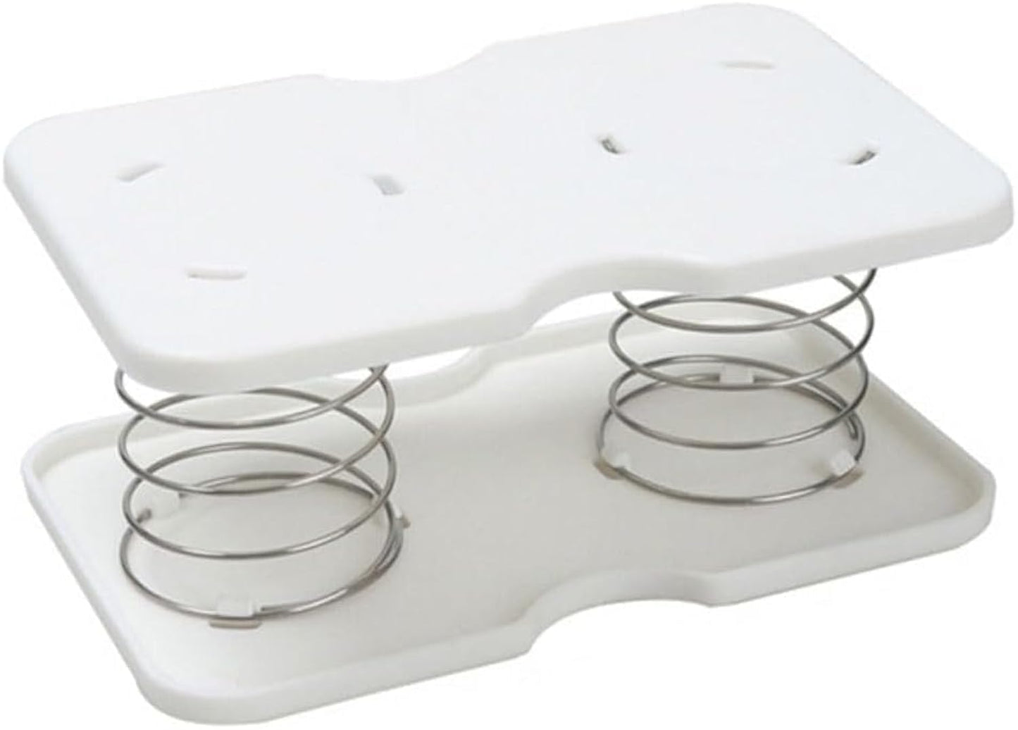 10 pcs Tissue Box Spring - Tissue Holder - Tissue Box Lift - Tissue Box Base Support - Tissue Dispenser - Spring Holder - Napkin Holder - Tissue Storage Box - Bathroom Organizer - Toilet Accessories - Kitchen Gadget - White - 1 Piece