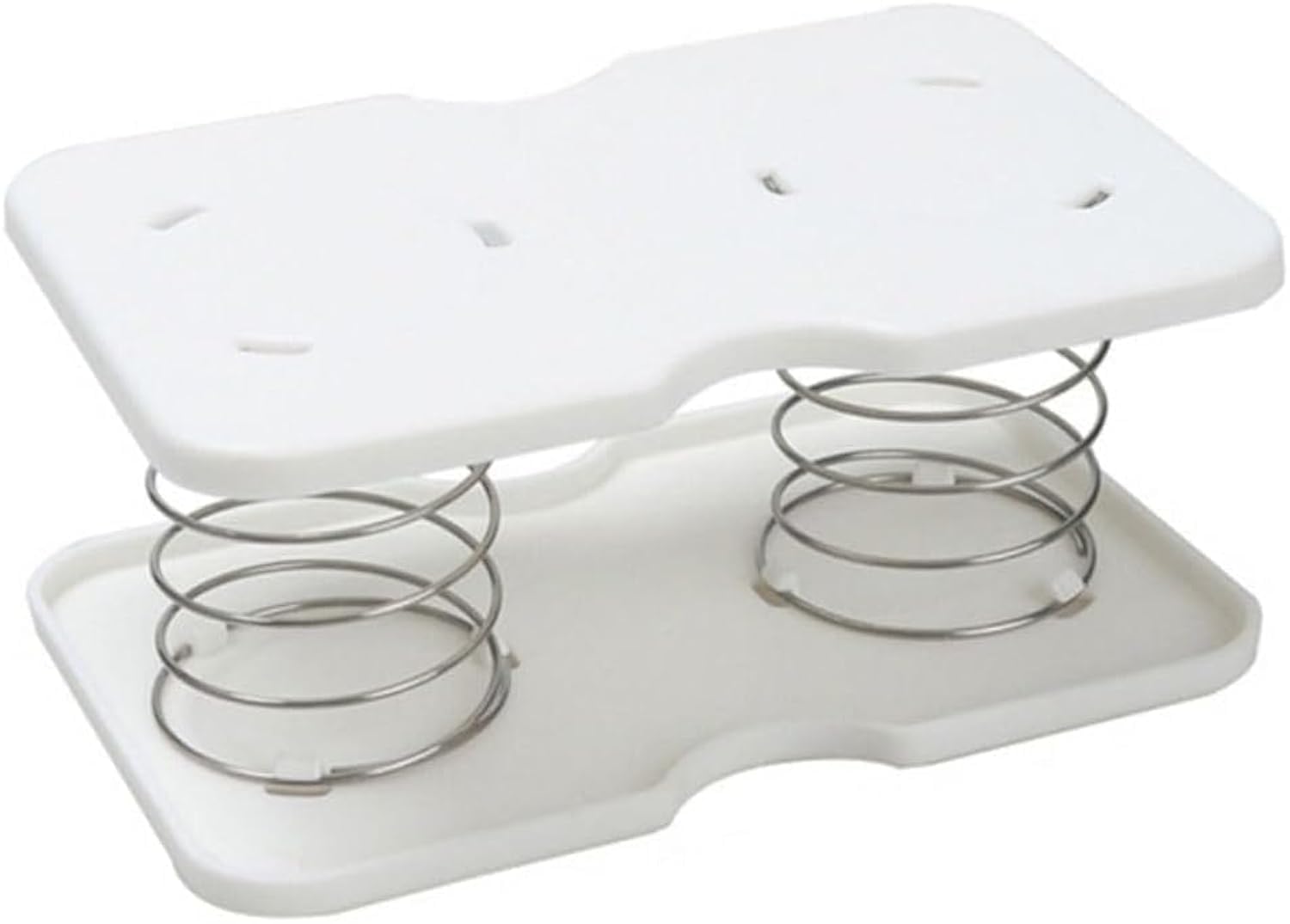 10 pcs Tissue Box Spring - Tissue Holder - Tissue Box Lift - Tissue Box Base Support - Tissue Dispenser - Spring Holder - Napkin Holder - Tissue Storage Box - Bathroom Organizer - Toilet Accessories - Kitchen Gadget - White - 1 Piece