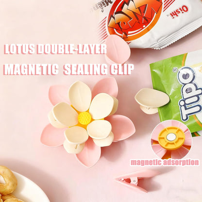 Fridge Magnets - Magnetic Clips - Cherry Blossom - Whiteboard Magnets - Closure Clips - Food Clips - Memo Holder - Flower Decoration - Kitchen Accessories - Pocket Clips - Office Supplies - Blackboard Magnets - Pink - 1 Piece - Image 3