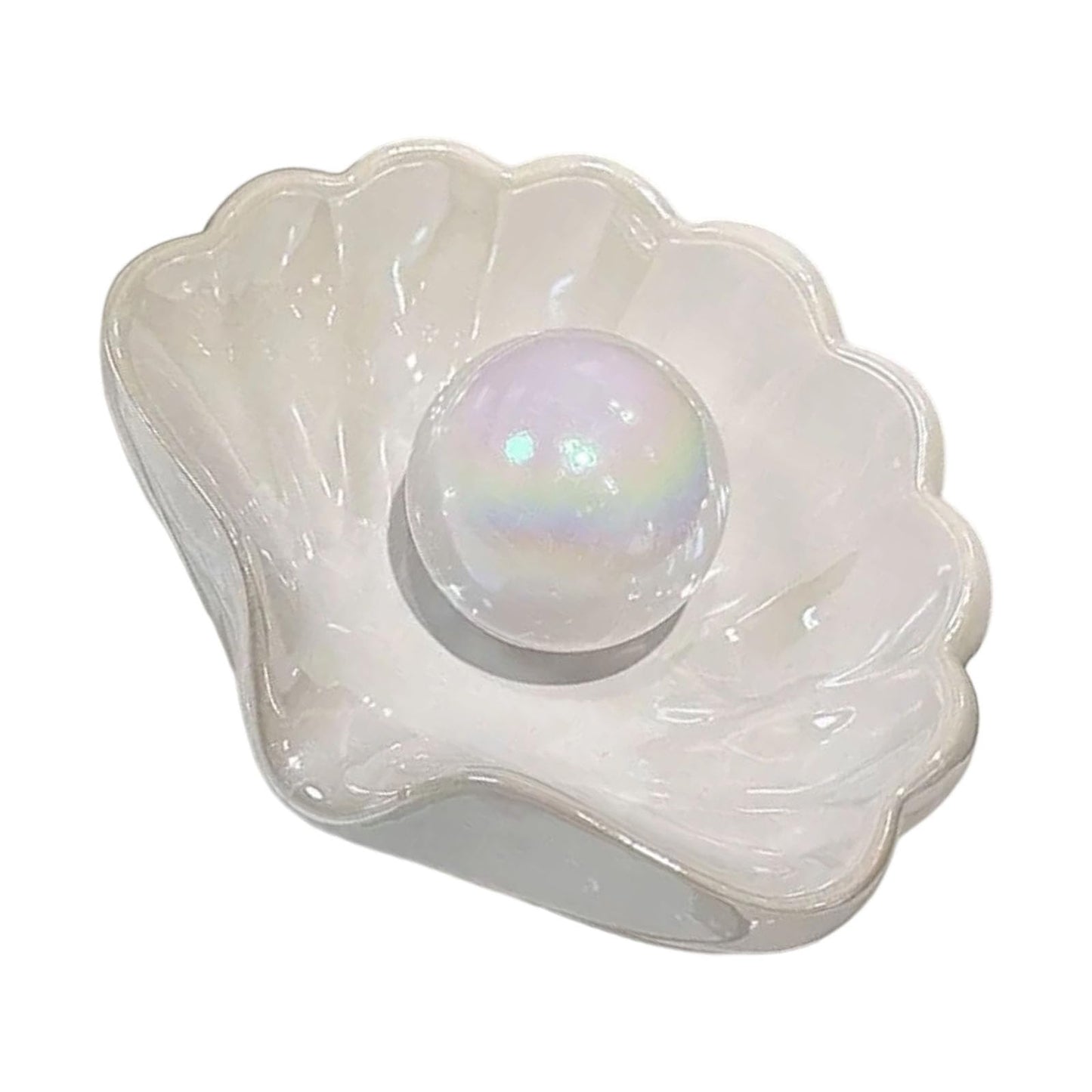 Soap Dish Shell - Soap Holder - Soap Dish - Bathroom Accessories - Jewelry Dish - Toilet Furnishings - Storage Dish - Home Decoration - Key Tray - Make Up Sponge Holder - Luxury Bathroom Interior - Gift Tip - Mother of Pearl White - 1 Piece - Image 3