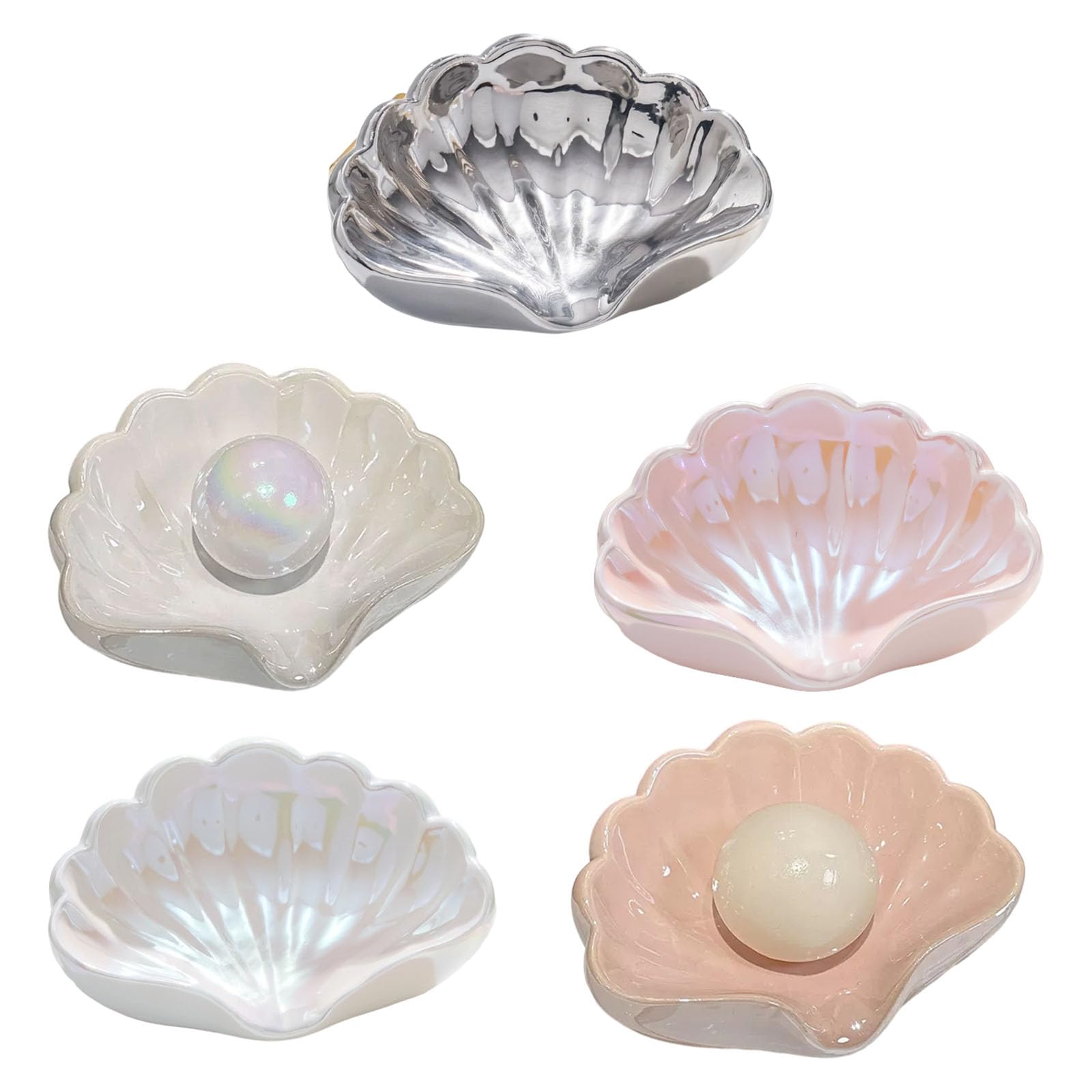 Soap Dish Shell - Soap Holder - Soap Dish - Bathroom Accessories - Jewelry Dish - Toilet Furnishings - Storage Dish - Home Decoration - Key Tray - Make Up Sponge Holder - Luxury Bathroom Interior - Gift Tip - Mother of Pearl White - 1 Piece - Image 5
