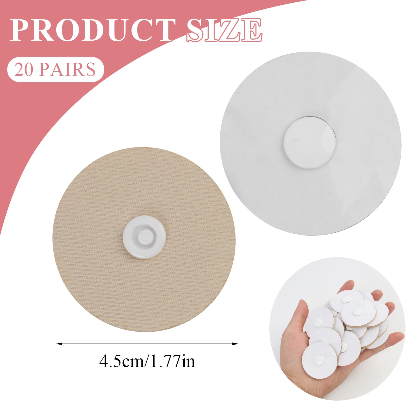 Duvet Clips - Duvet Clamps - Needle-Free Duvet Holders - Duvet Cover Clips - Sheet Clips - Anti-Slip - Bedding Accessories - Curtain Clips - Blanket Clips - Fastening Clips - Bedroom Gadgets - Home Accessories - White - 20 Pairs - Image 2