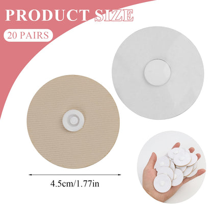 Duvet Clips - Duvet Clamps - Needle-Free Duvet Holders - Duvet Cover Clips - Sheet Clips - Anti-Slip - Bedding Accessories - Curtain Clips - Blanket Clips - Fastening Clips - Bedroom Gadgets - Home Accessories - White - 20 Pairs - Image 2