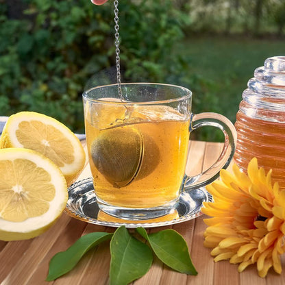 Stainless Steel Tea Egg - Loose Tea Filter - Tea Strainer - Tea Ball - Herb Ball - Spice Filter - Tea Infuser - Reusable Tea Bag - Kitchen Accessories - Gift for Tea Lover - Dishwasher Safe - Teapot Filter - Silver - 2 Pieces - Image 5