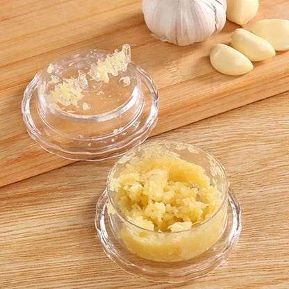 Garlic Press - Garlic Cutter - Garlic Grater - Ginger Mill - Herb Grinder - Garlic Crusher - Kitchen Gadget - Manual Press - Twist System - Kitchen Aid - Chopper - Dishwasher Safe - Transparent - 1 Piece - Image 7