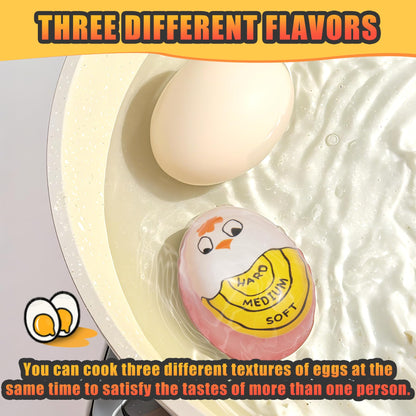 Egg Timer - Cook Along Egg Timer - Kitchen Timer - Egg Timer - Color Change Indicator - Heat Sensitive Sensor - Boil Eggs - Kitchen Gadget - Hard Medium Soft - Kitchen Accessories - Cooking Aid - Funny Gift - Pink - 2 Pieces - Image 4