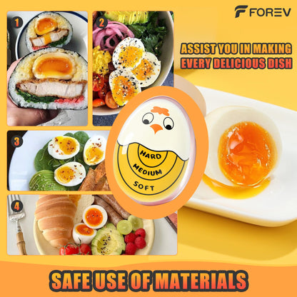 Egg Timer - Cook Along Egg Timer - Kitchen Timer - Egg Timer - Color Change Indicator - Heat Sensitive Sensor - Boil Eggs - Kitchen Gadget - Hard Medium Soft - Kitchen Accessories - Cooking Aid - Funny Gift - Pink - 2 Pieces - Image 7
