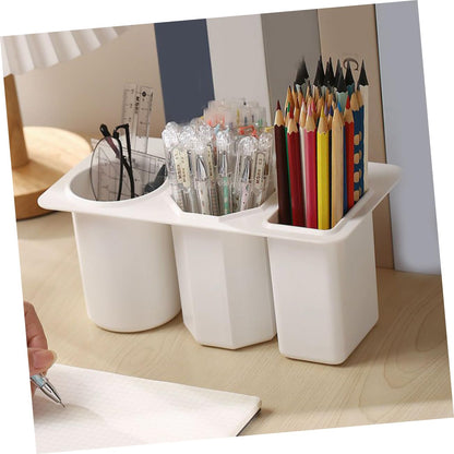 Desk Organizer - Pen Tray - Makeup Brush Holder - Desk Accessories - Pen Holder - Hanging Storage Tray - Office Supplies - Cosmetics Organizer - Space Saving - School Supplies - Table Organizer - Black - 1 Piece - Image 7