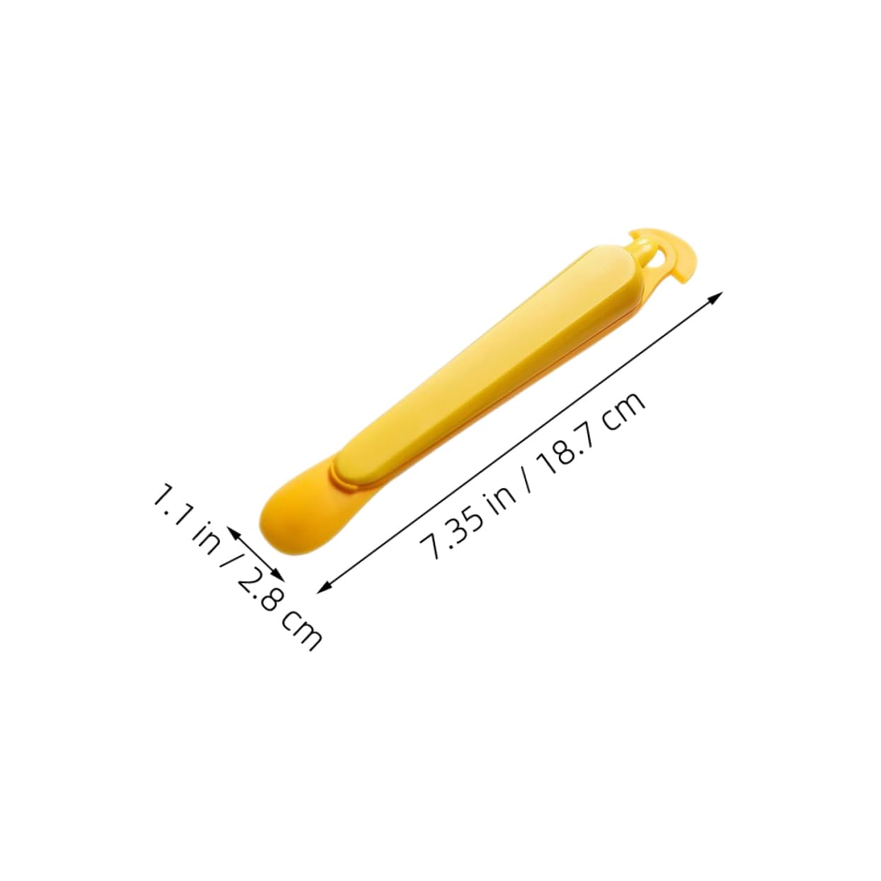 Orange Peeler - Citrus Peeler - Fruit Peeler - Kitchen Tool - Grapefruit Opener - Peel Remover - Plastic Peeling Knife - Kitchen Accessories - Citrus Fruit Tool - Handy Kitchen Utensils - Fruit Preparation - Mandarin Peeler - Yellow and Green - 2 Pieces - Image 3