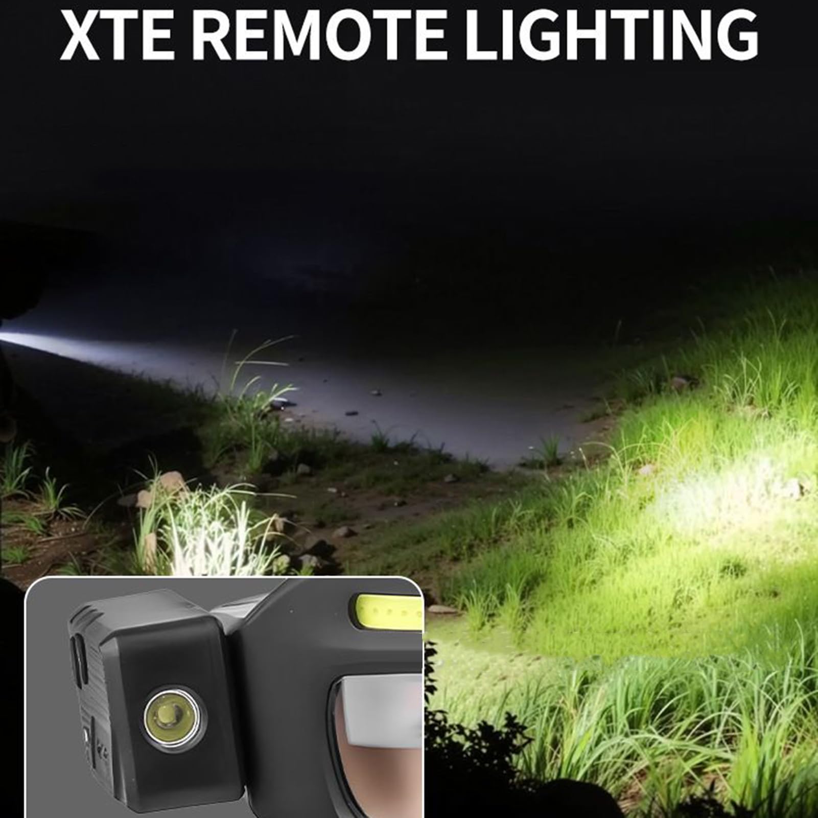 Rechargeable LED Headlamp - Safety Glasses with Light - Reading Lamp - Flashlight - Work Glasses - Walking Light Running - DIY Gift for Men - Glasses with Light - Night Glasses - Camping Lamp - Fishing - USB Rechargeable Headlamp - Black - 1 Piece - Image 3