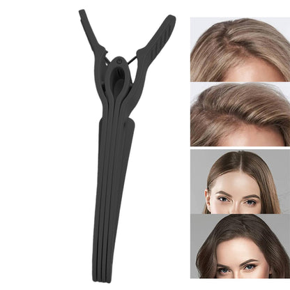 Hair Clips - Curlers - Volume Hair - Hair Clips - Hair Accessories Women - Parting Clips - Hair Root Clip - Pony Curler - Styling Tool - Curly Girl Method - Hairdressing Supplies - Professional - Black, Pink, and Beige - 3 Pieces - Image 7