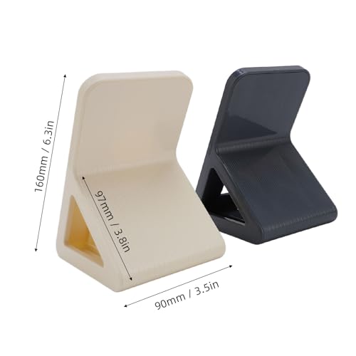 Shower stool - Footrest - Shoe bench - Shoe rack - Wall-mounted foot mat - Bath mat - Foot massager - Foot massage - Bathroom furniture - Bathroom rack - Bathroom - Toilet - Black & white - 2 pieces - Image 6