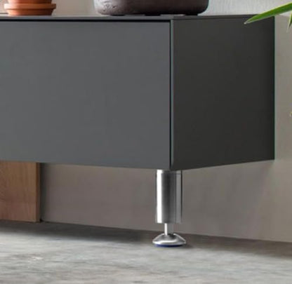 Table legs - bathroom cabinet legs - bathroom furniture legs - desk legs - shoe cabinet legs - wardrobe legs - TV cabinet legs - cabinet legs - wardrobe legs - bookcase legs - dressing table - dining table - footstool - stainless steel - 4 pieces - Image 6