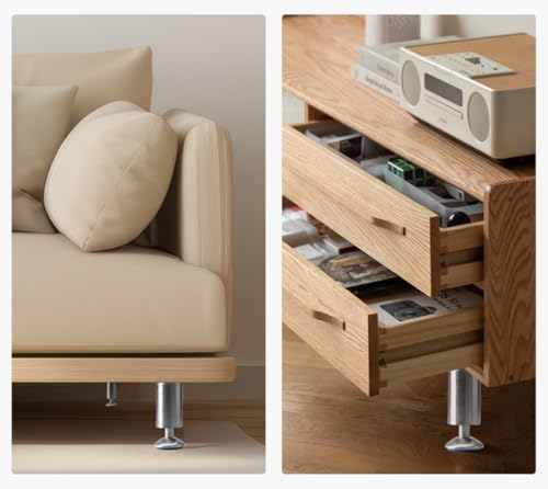 Table legs - bathroom cabinet legs - bathroom furniture legs - desk legs - shoe cabinet legs - wardrobe legs - TV cabinet legs - cabinet legs - wardrobe legs - bookcase legs - dressing table - dining table - footstool - stainless steel - 4 pieces - Image 7