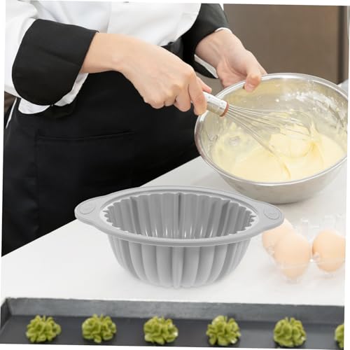 Baking - Baking supplies - Airfryer baking - Baking tray - Kitchen utensils - Baking pan - Cake molds - Silicone baking molds - Silicone baking mat - Silicone mold - Silicone kitchen utensils - Gray - Round - 1 piece - Image 5