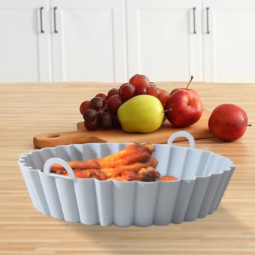 Baking - Baking supplies - Airfryer baking - Baking tray - Kitchen utensils - Baking pan - Cake moulds - Silicone baking moulds - Silicone baking mat - Silicone mould - Silicone kitchen utensils - Gray - Round baking tray - 1 piece - Image 7