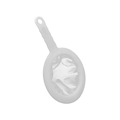 Sieve - Fine sieve - Soy milk sieve - Juicer sieve - Filter - With handle - Kitchen - Ladle - filtering coffee, juice, oil, soy milk - white - 3 pieces - Image 6