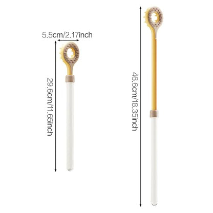 Massager - Back Massager - Telescopic Massager - Portable Massager - For Men, Women, Fathers, Mothers - Women's Gifts - Father's Gifts - Mother's Gift - Festive Gift - Christmas Gift - Yellow - 1 Piece - Image 5