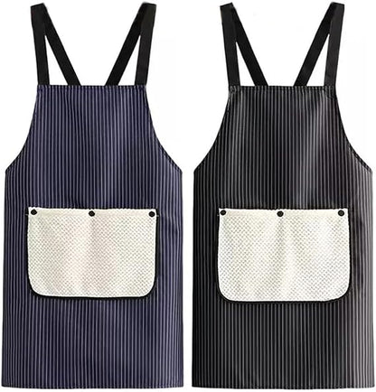 Apron - Women's kitchen apron - Men's kitchen apron - Men's apron - Women's apron - Kitchen apron - With towels - Women's gifts - Father's gifts - Mother's gift - Festive gift - Christmas gifts - Christmas gifts for adults - 3 pieces - Image 2