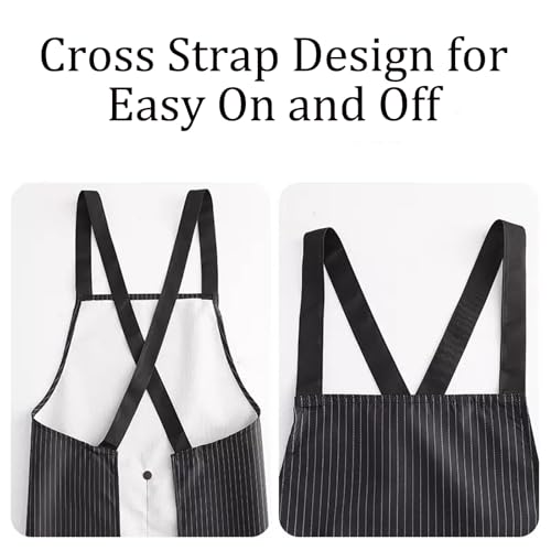 Apron - Women's kitchen apron - Men's kitchen apron - Men's apron - Women's apron - Kitchen apron - With towels - Women's gifts - Father's gifts - Mother's gift - Festive gift - Christmas gifts - Christmas gifts for adults - 3 pieces - Image 6