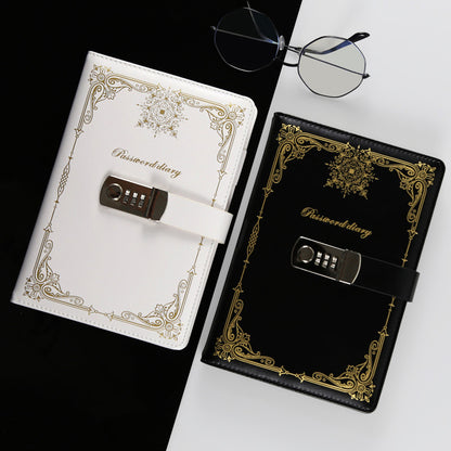 Diary - Journal - diary with lock - password book - Notebook - notebook A5 - diary for adults - books - Retro - Creative - Christmas gifts - Christmas gifts for adults - gift for women - gift for men - 1 piece - Image 2