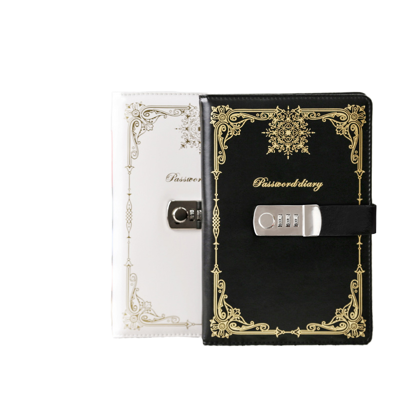 Diary - Journal - diary with lock - password book - Notebook - notebook A5 - diary for adults - books - Retro - Creative - Christmas gifts - Christmas gifts for adults - gift for women - gift for men - 1 piece - Image 3