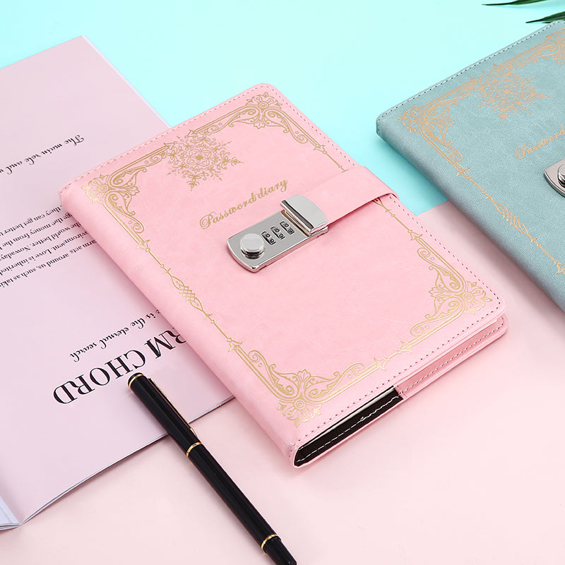 Diary - Journal - diary with lock - password book - Notebook - notebook A5 - diary for adults - books - Retro - Creative - Christmas gifts - Christmas gifts for adults - gift for women - gift for men - 1 piece - Image 6
