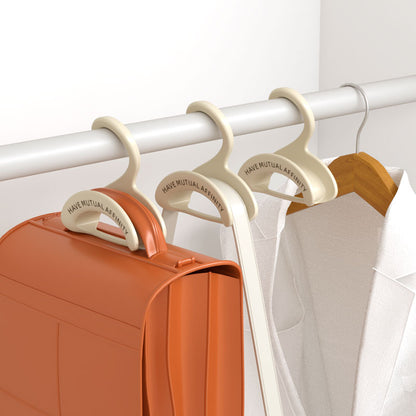 Bag Hanger - Wardrobe Organizer - Handbag Hanger - Clothes Hangers - Bag Storage - Coat Rack - Wardrobe Accessories - Shoulder Bag Holder - Bag Rack - Handbag Organizer - White - 5 pieces - Image 4