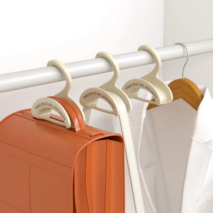 5 Pieces Handbag Hanger Set for Wardrobes and Doors, Space-Saving Storage Hooks for Bags, Scarves and Accessories, White - Image 4