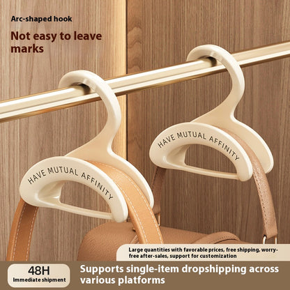 Bag Hanger - Wardrobe Organizer - Handbag Hanger - Clothes Hangers - Bag Storage - Coat Rack - Wardrobe Accessories - Shoulder Bag Holder - Bag Rack - Handbag Organizer - White - 5 pieces - Image 6